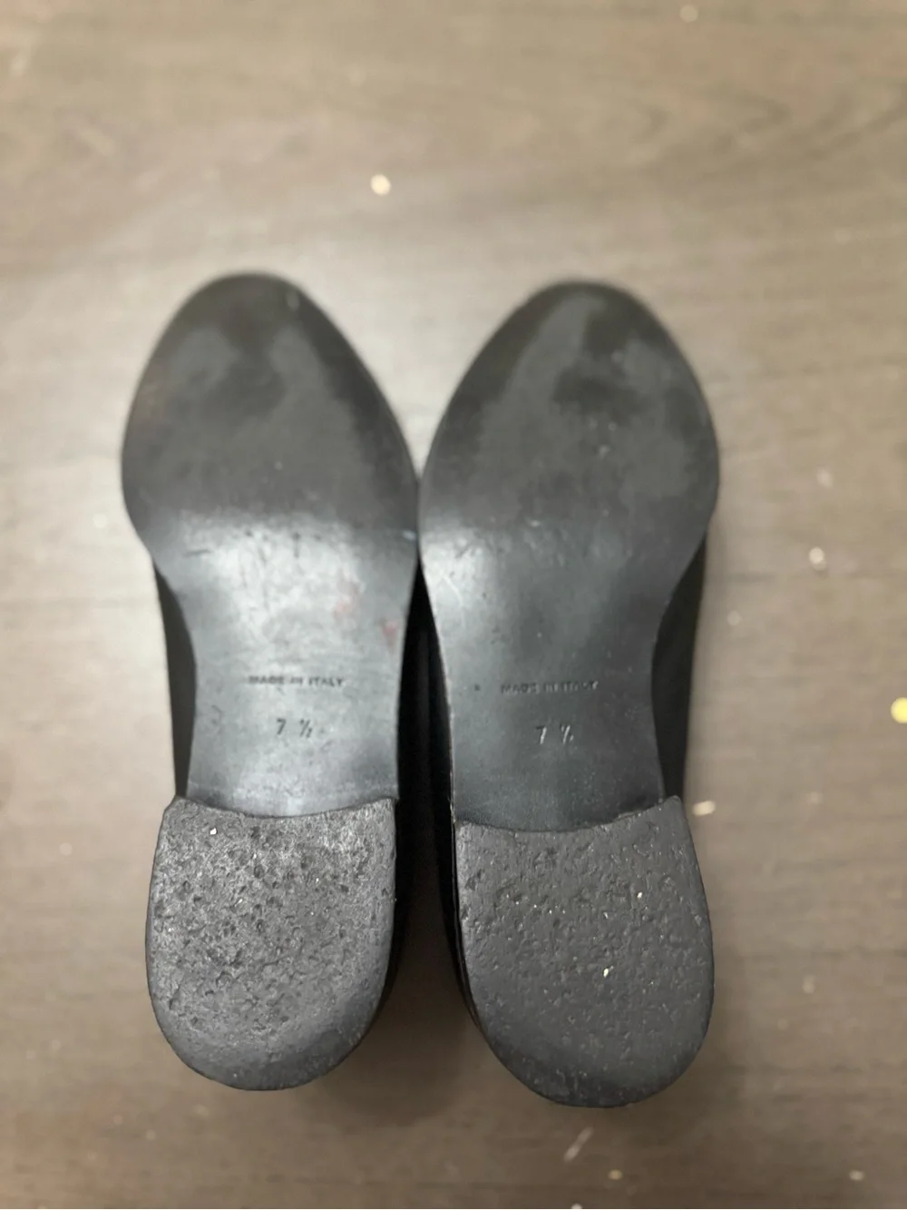 Everlane Shoes The Modern Loafer Leather Slip On Stacked   Heel Black Size 7.5